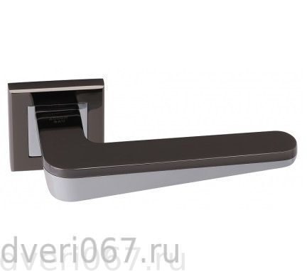 ESPADA Q321 на квадратной розетке LACK NICKEL / CHROME черный никель / хром
